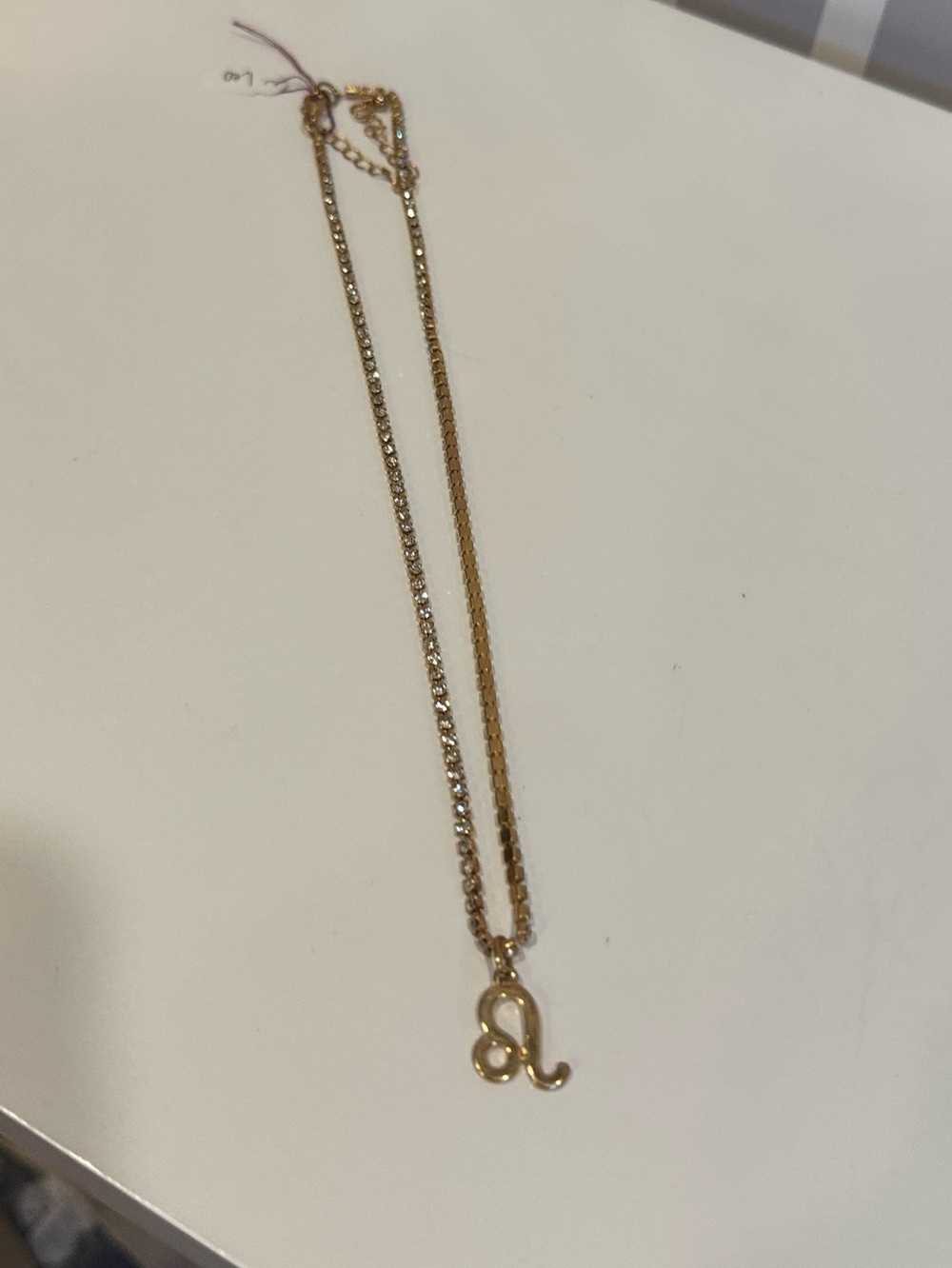 Gold Leo Zodiac Pendant Necklace - Women's Jewelry